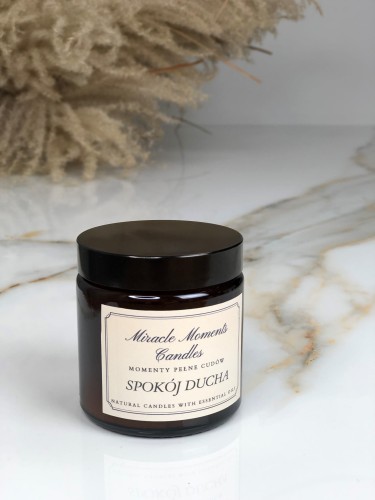 Miracle moments candles SPOKÓJ DUCHA mała świeca sojowajpg